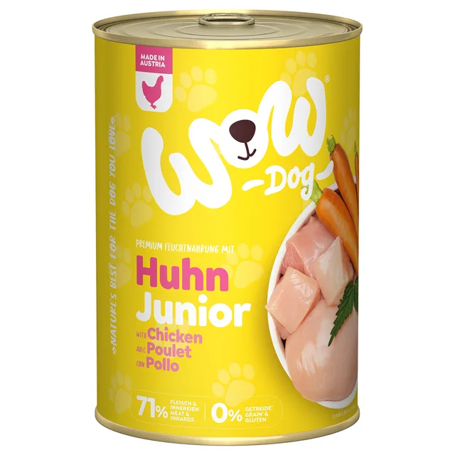 WOW Junior 400 g -  kuřecí - 6 x 400 g