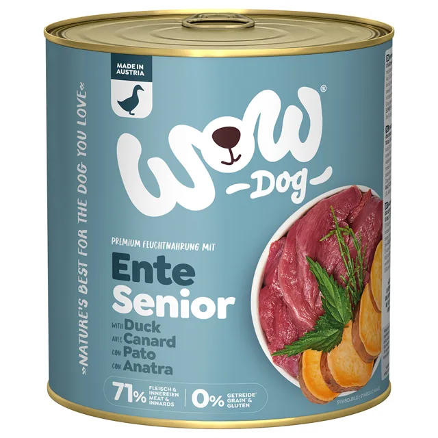 WOW Senior s kachnou 800 g - 24 x 800 g