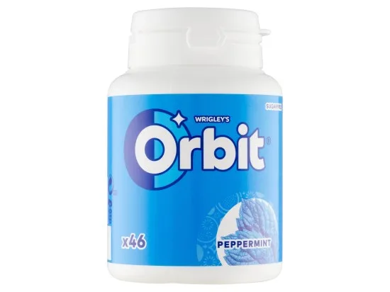 Wrigley's Orbit Peppermint žvýkačky 46 ks 64 g