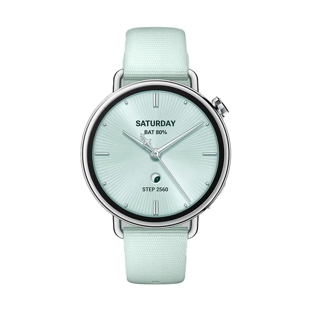 Xiaomi Watch S4 41mm - Mint Green Fluororubber chytré hodinky