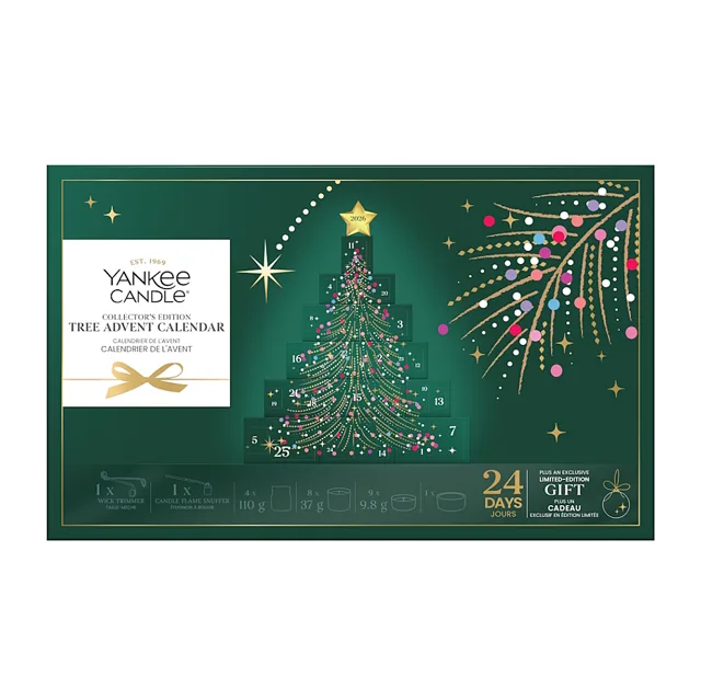 YANKEE CANDLE Adventní sběratelská sada svíček a příslušenství