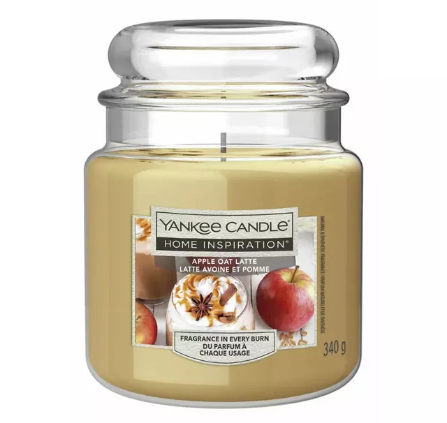 Yankee Candle Aromatická svíčka Home Inspiration Apple Oat Latte 340 g