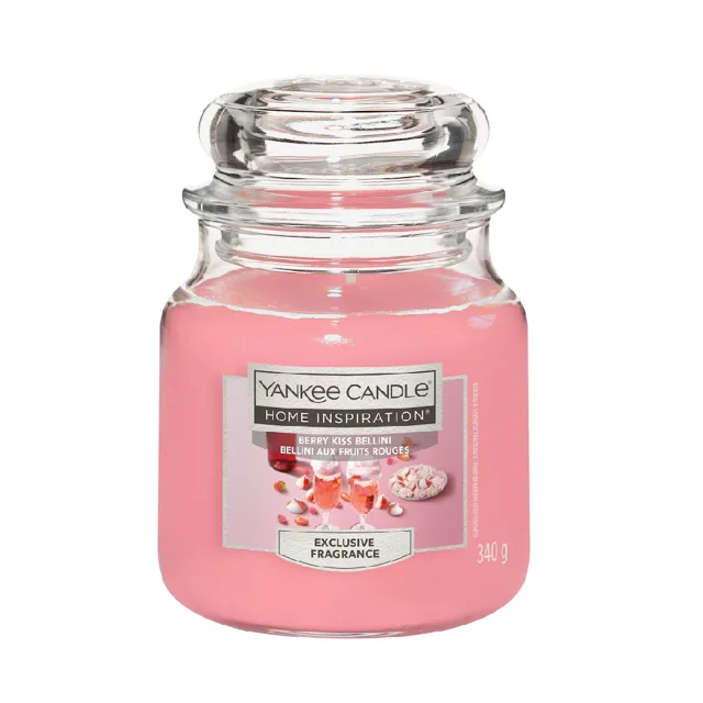 Yankee Candle Aromatická svíčka Home Inspiration Berry Kiss Bellini 340 g