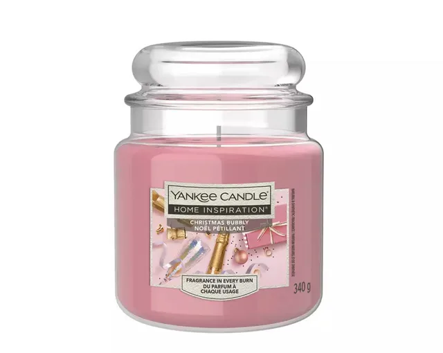 Yankee Candle Aromatická svíčka Home Inspiration Christmas Bubbly 340 g