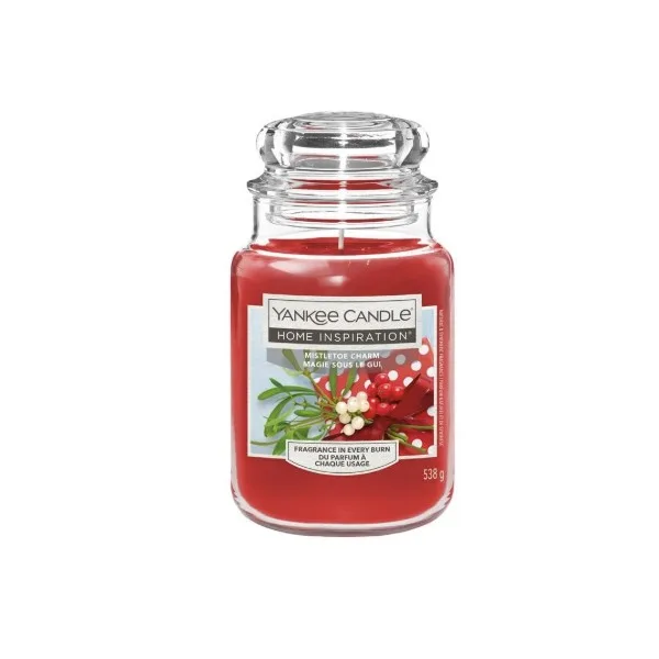 Yankee Candle Aromatická svíčka Home Inspiration Mistletoe Charm 538 g