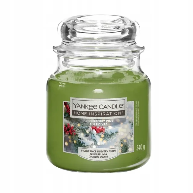 Yankee Candle Aromatická svíčka Home Inspiration Pepperberry Pine 340 g