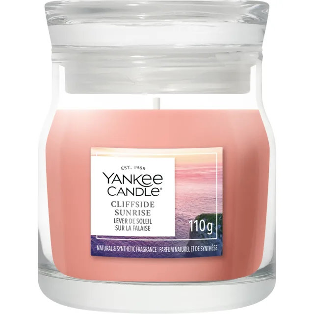 Yankee Candle Aromatická svíčka Signature sklo malé Cliffside Sunrise 110 g