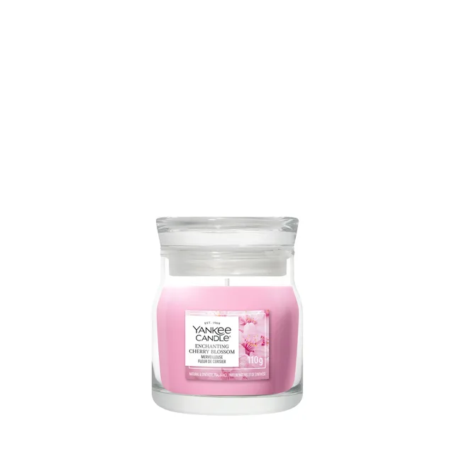 Yankee Candle Aromatická svíčka Signature sklo malé Enchanting Cherry Blossom 110 g
