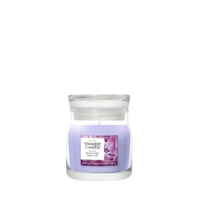 Yankee Candle Aromatická svíčka Signature sklo malé Lilac Blossoms 110 g