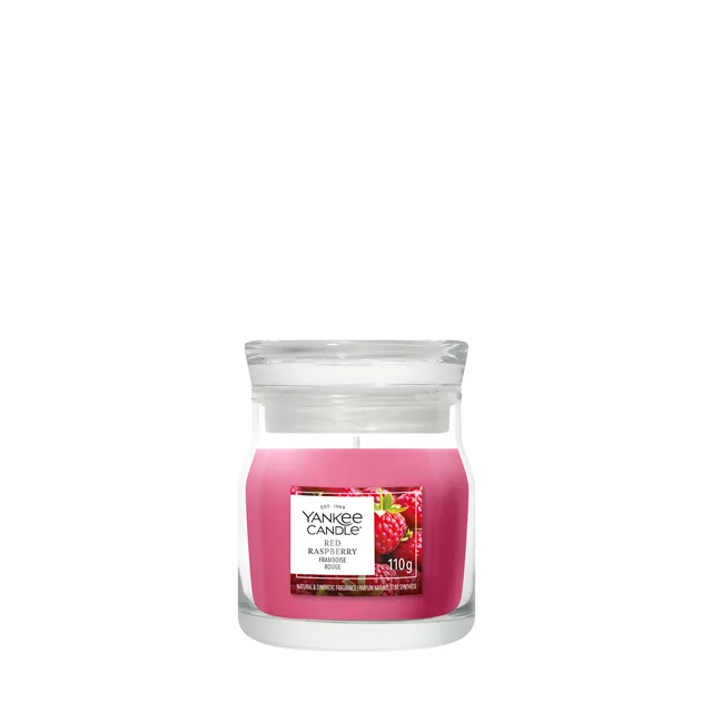 Yankee Candle Aromatická svíčka Signature sklo malé Red Raspberry 110 g