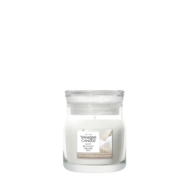 Yankee Candle Aromatická svíčka Signature sklo malé Soft Blanket 110 g