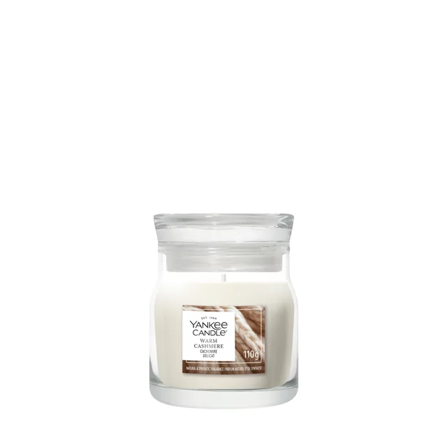Yankee Candle Aromatická svíčka Signature sklo malé Warm Cashmere 110 g