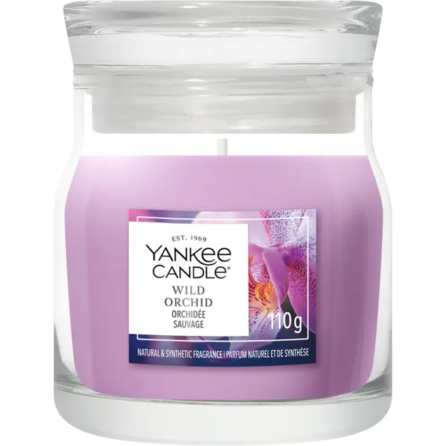 Yankee Candle Aromatická svíčka Signature sklo malé Wild Orchid 110 g