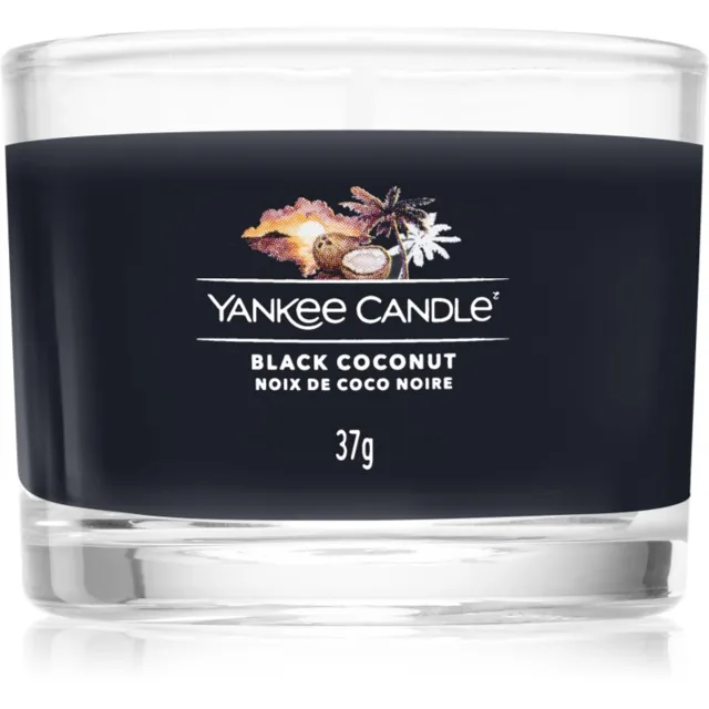 Yankee Candle Black Coconut votivní svíčka Signature 37 g