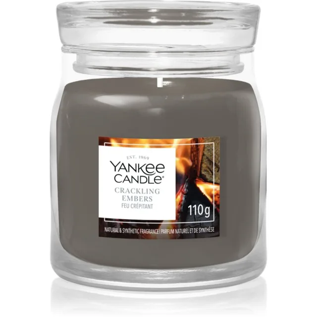 Yankee Candle Crackling Embers vonná svíčka Signature 110 g