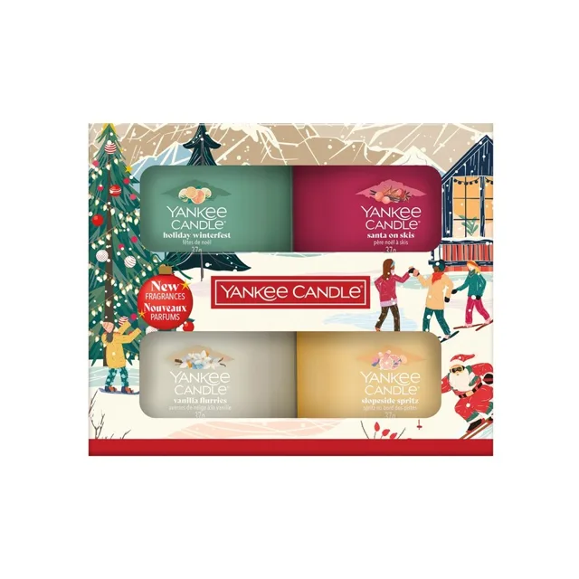 Yankee Candle dárková sada 4 vonných svíček