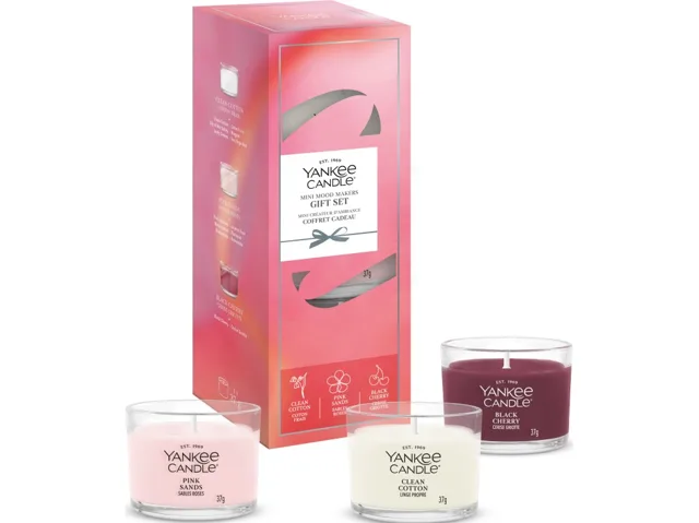 Yankee Candle Dárková sada votivních svíček 3 x 37 g