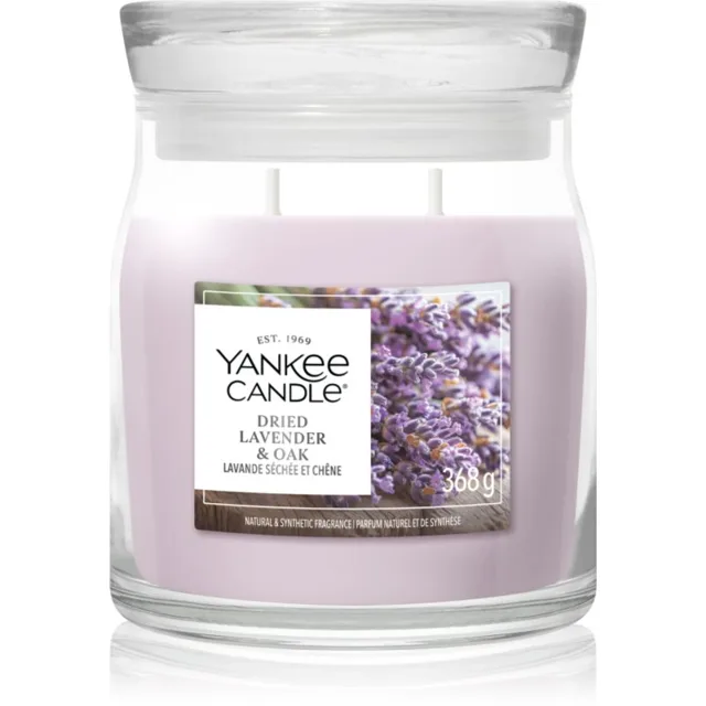 Yankee Candle Dried Lavender & Oak vonná svíčka 368 g