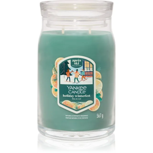 Yankee Candle Holiday Winterfest vonná svíčka Signature 567 g