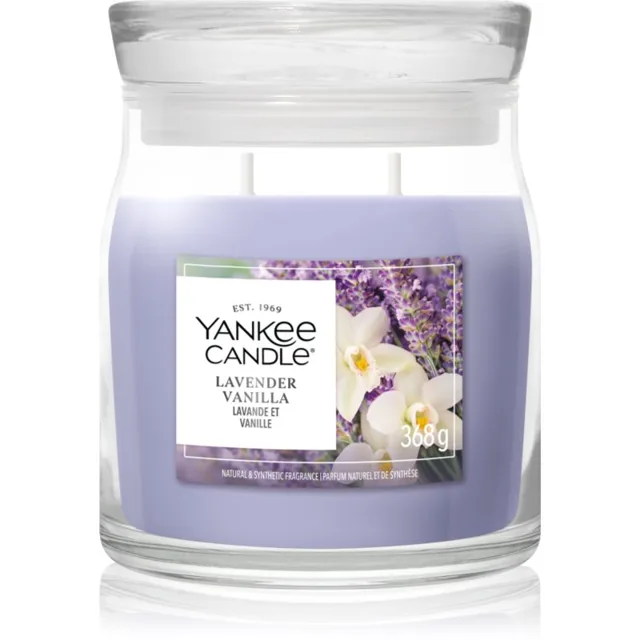 Yankee Candle Lavender Vanilla vonná svíčka 268 g