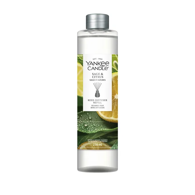 Yankee Candle Náhradní náplň do aroma difuzéru Signature Sage & Citrus 250 ml