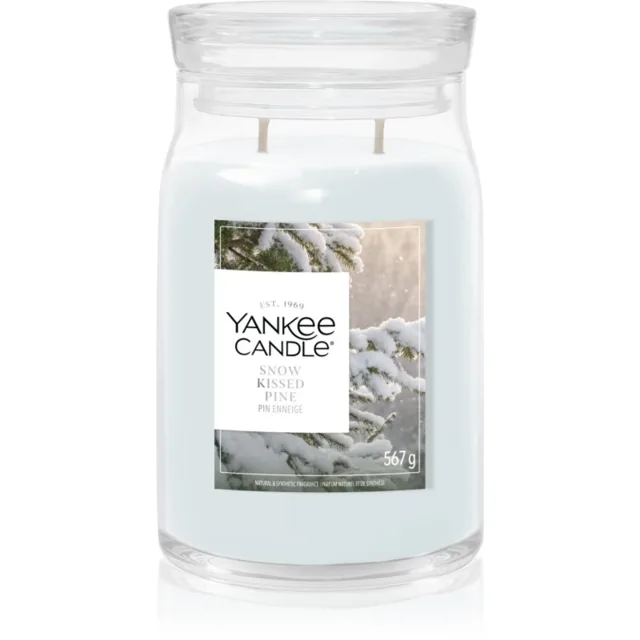 Yankee Candle Snow Kissed Pine vonná svíčka 567 g