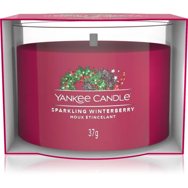 Yankee Candle Sparkling Winterberry votivní svíčka 37 g