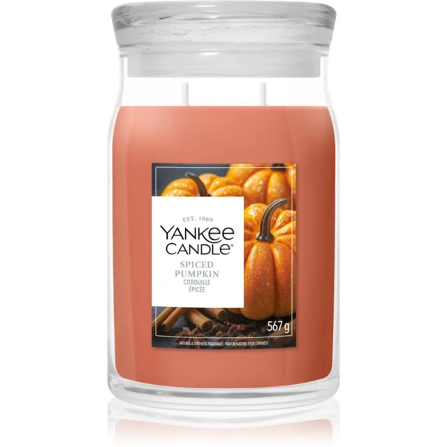 Yankee Candle Spiced Pumpkin vonná svíčka 567 g