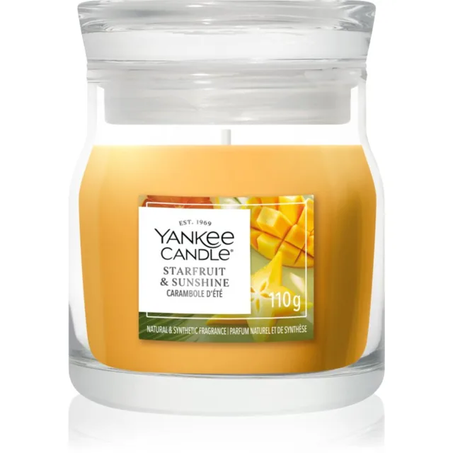 Yankee Candle Starfruit & Sunshine vonná svíčka Signature 110 g