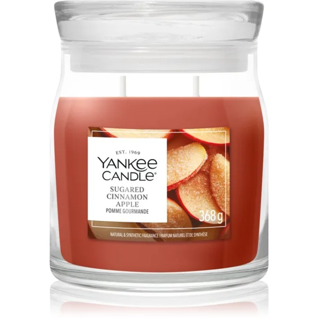 Yankee Candle Sugared Cinnamon Apple vonná svíčka 368 g