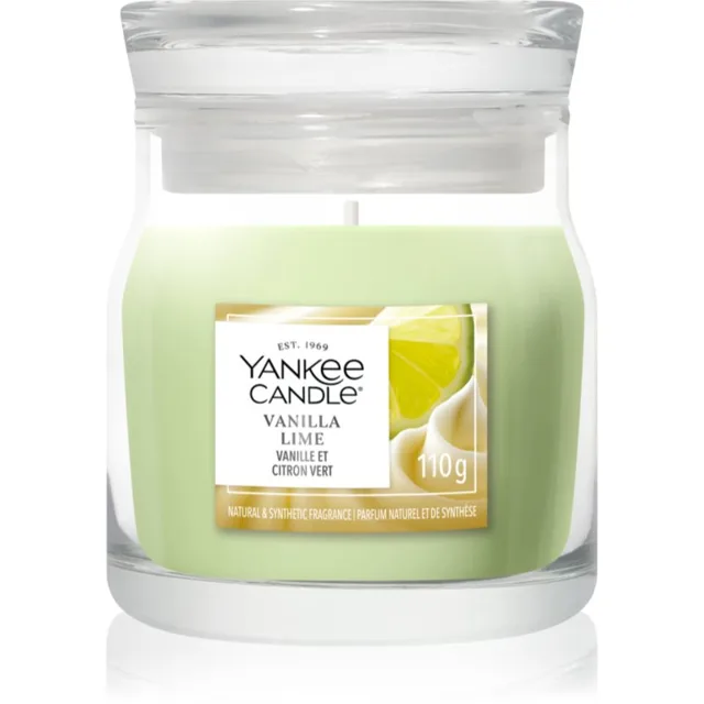 Yankee Candle Vanilla Lime vonná svíčka Signature 110 g