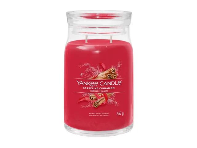 Yankee Candle vonná svíčka Sparkling Cinnamon 567g