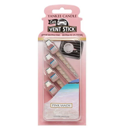 Yankee Candle Vonné kolíčky do auta Pink Sands 4 ks