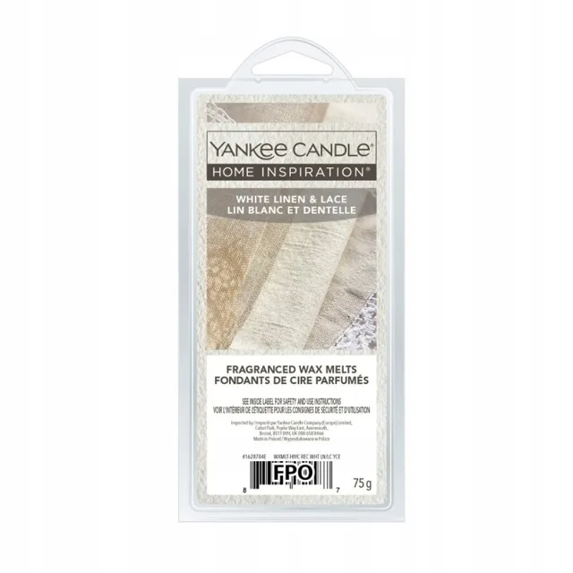 Yankee Candle Vonný vosk White Linen & Lace 75 g