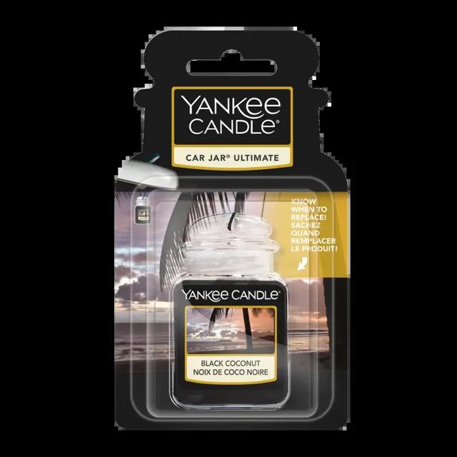 Yankee Candle Vůně do auta Jar Ultimate Black Coconut 24 g