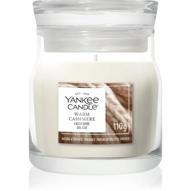 Yankee Candle Warm Cashmere vonná svíčka Signature 110 g