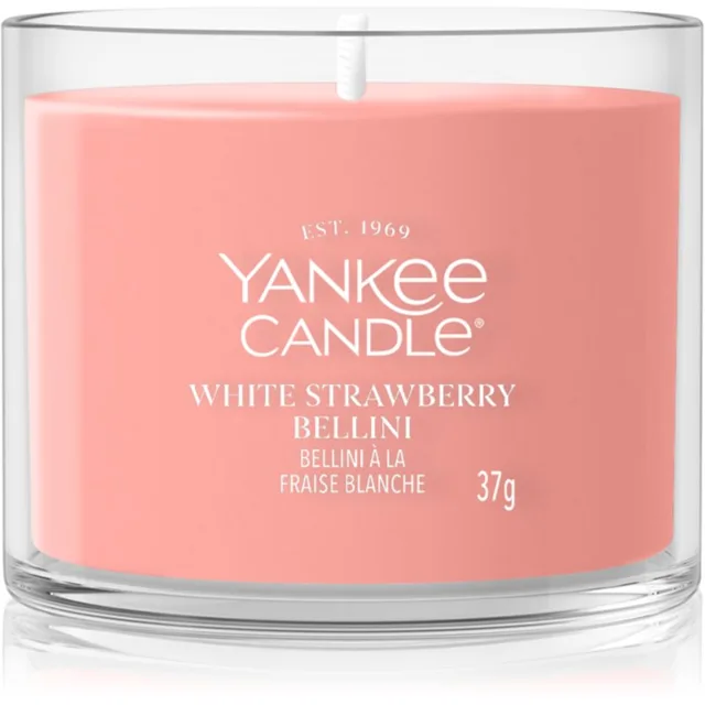 Yankee Candle White Strawberry Bellini votivní svíčka 37 g