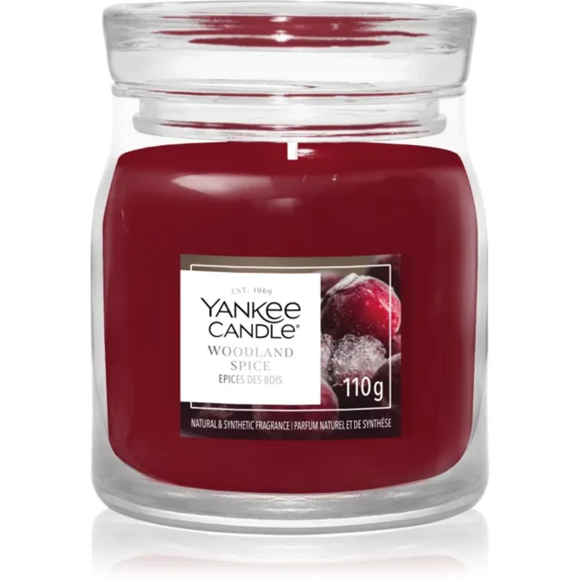 Yankee Candle Woodland Spice vonná svíčka 110 g