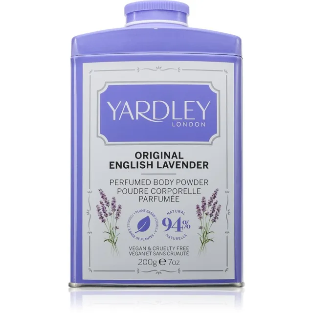Yardley English Lavender parfémovaný pudr 200 g