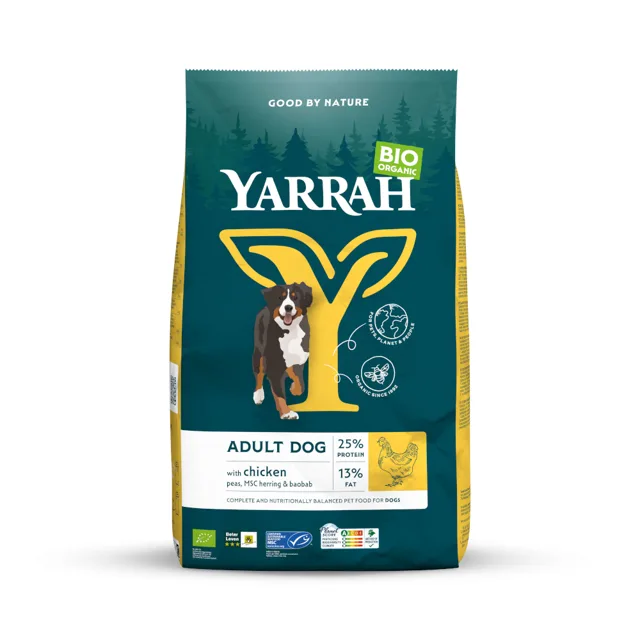 Yarrah Bio Adult s bio kuřecím - 10 kg