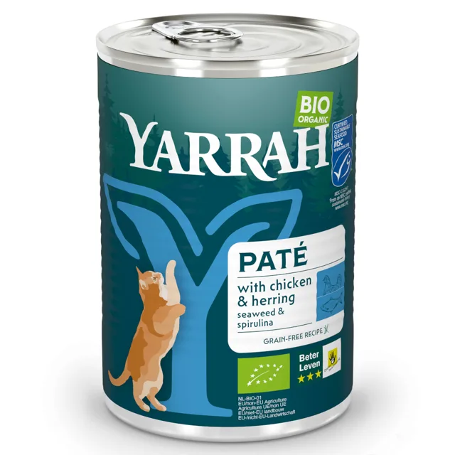 Yarrah Bio Paté 6 x 400 g - Ryby