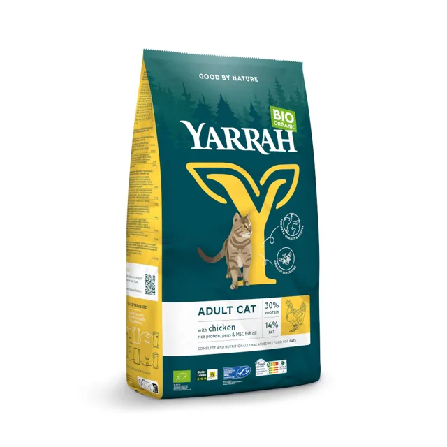 Yarrah Bio s bio kuřecím - výhodné balení 2 x 2,4 kg