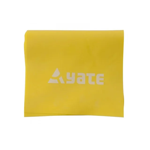 YATE Fit band měkká guma žlutá 200 x 12cm