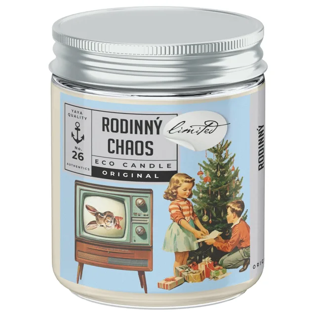 YaYa original Rodinný Chaos - limitovaná eko sójová svíčka 250 ml