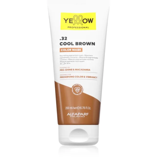 Yellow Professional Color Mask barvicí maska odstín .32 Cool Brown 200 ml