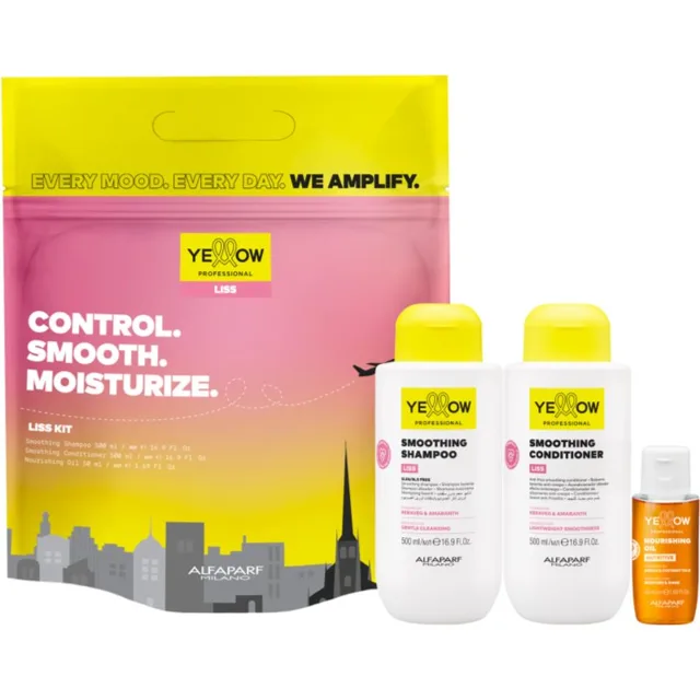 Yellow Professional CONTROL. SMOOTH.MOISTURIZE Holiday Kit dárková sada pro uhlazení vlasů