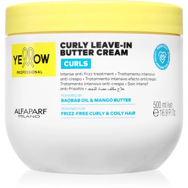 Yellow Professional Curls Curly Leave-in Cream bezoplachový krém pro kudrnaté vlasy 500 ml