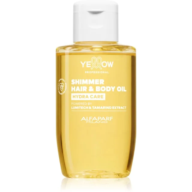Yellow Professional Hydra Care Shimmer Hair & Body Oil hydratační olej pro všechny typy vlasů 100 ml