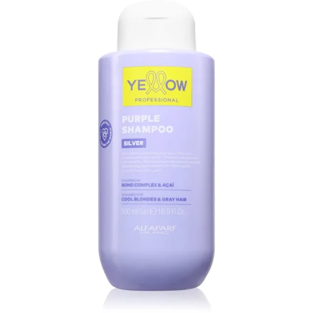 Yellow Professional Silver Purple Shampoo šampon neutralizující žluté tóny 500 ml