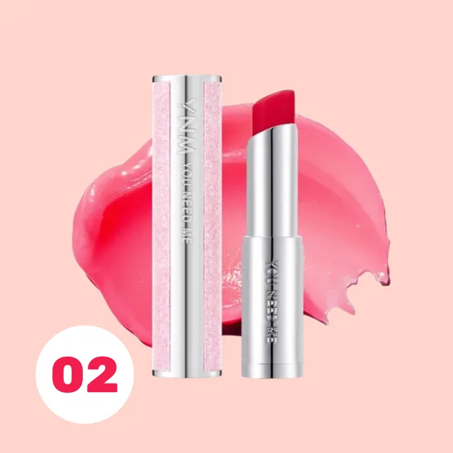 YNM - Glow Honey Lip Balm 02 Apple Lit - Rozjasňující balzám na rty 02 Apple Lit - 3 g